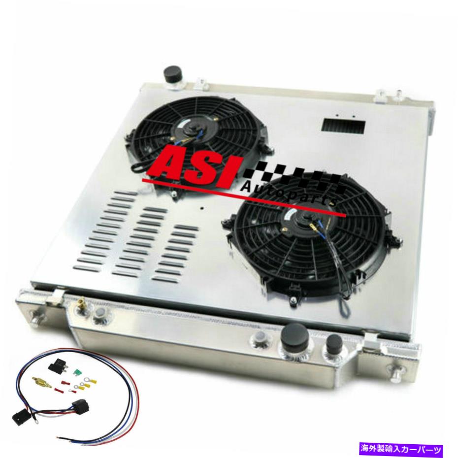 Radiator 4rowラジエーター+Ford F-250 F-350 F-450 6.8L 7.3Lパワーストローク99-05のファンシュラウド 4Row Radiator+Fan Shroud For Ford F-250 F-350 F-450 6.8L 7.3L Powerstroke 99-05【並行輸入品】