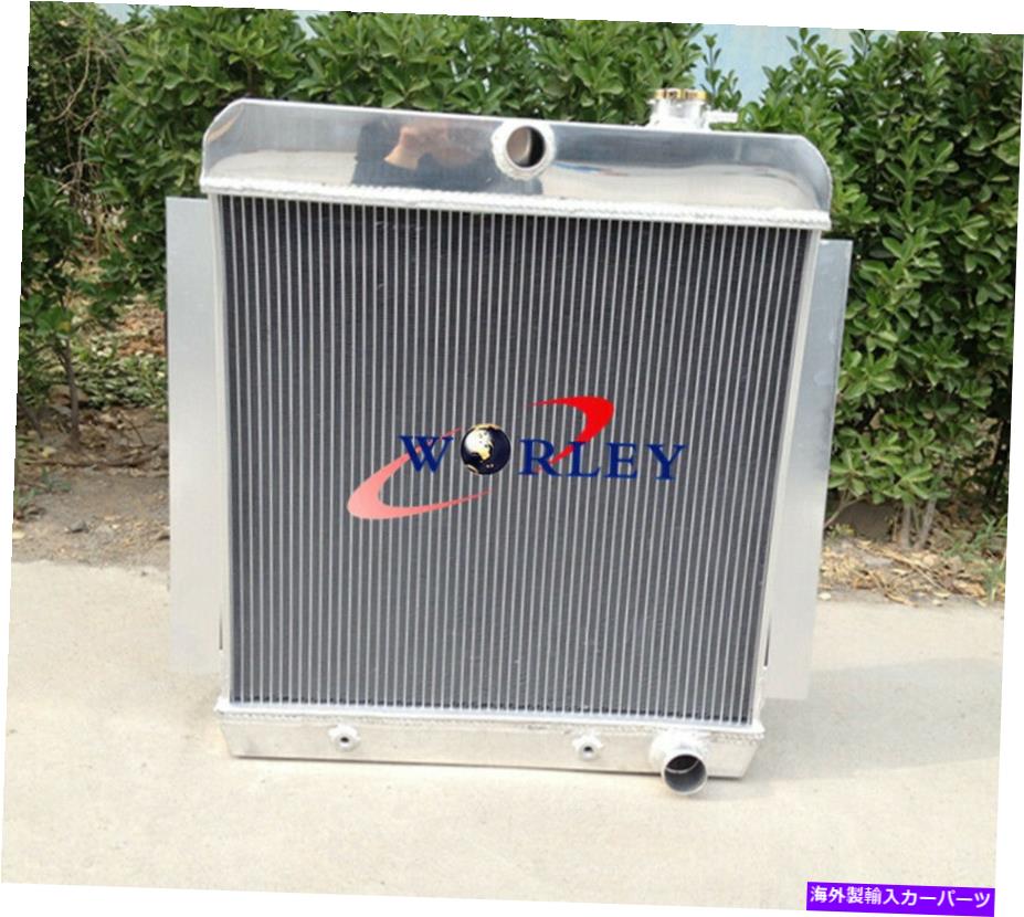 Radiator 1955-1959の3列アルミニウムラジエーターシボレーピックアップトラックV8 1956 1957 1958 3 Row Aluminum Radiator For 1955-1959 CHEVY PICKUP TRUCK V8 1956 1957 1958【並行輸入品】