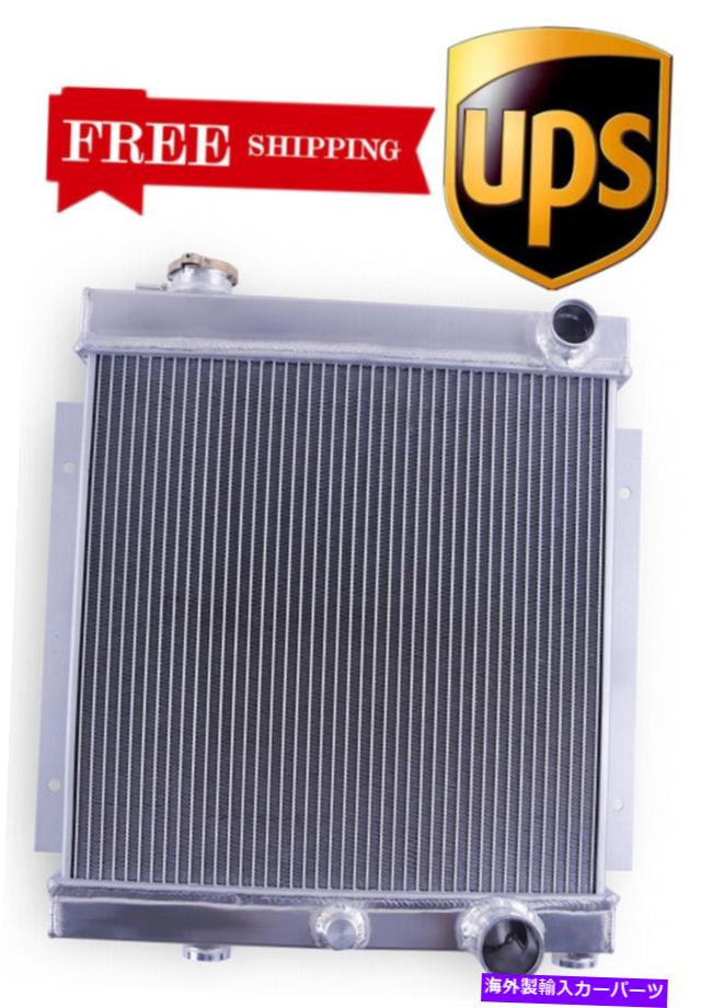 Radiator アルミニウムラジエーターフィットフォードマスタングV8 289 302ウィンザー1964-1966 1965 Aluminum Radiator Fit Ford MUSTANG V8 289 302 WINDSOR 1964-1966 1965【並行輸入品】
