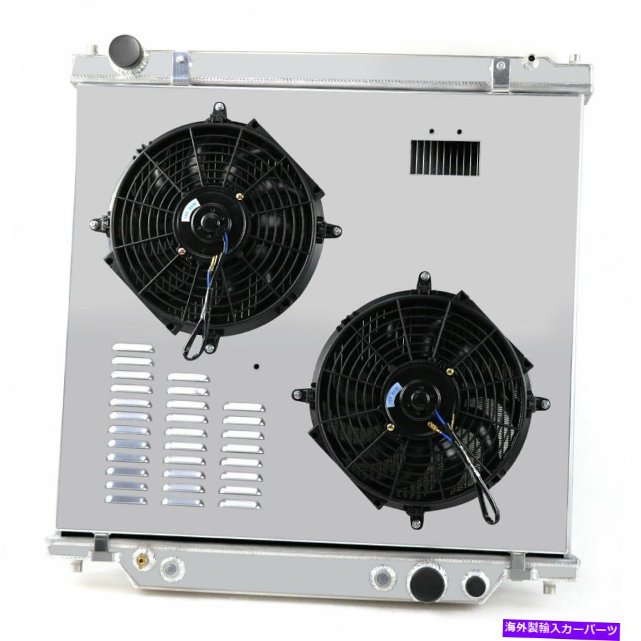 Radiator 4列アルミニウムラジエーター+シュラウドファンフィットフォードF250 F350 F450 6.8L 7.3L 1999-2005 4-ROW ALUMINUM RADIATOR+SHROUD FAN FITS FORD F250 F350 F450 6.8L 7.3L 1999-2005【並行輸入品】