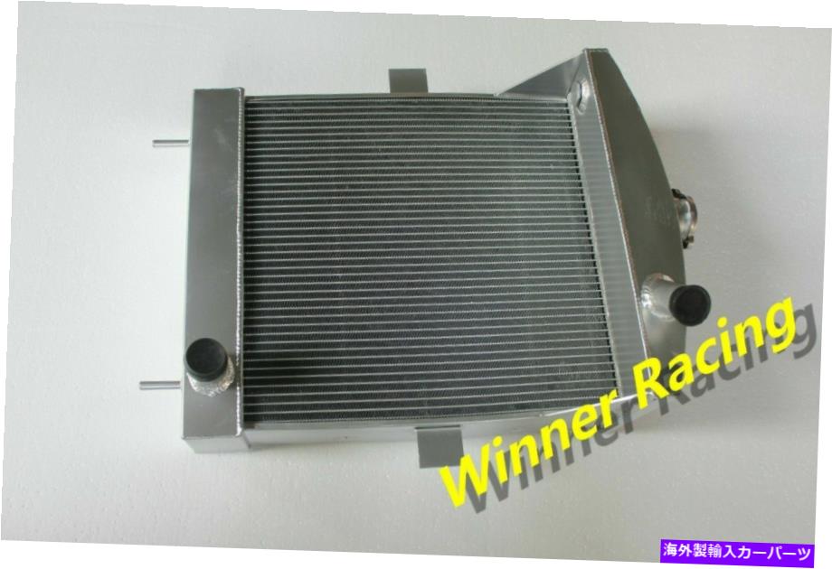 Radiator Jaguar C-Type XK120 Heritage Chassis 3.4L 51-53 3行74mm用のアルミニウムラジエーター ALUMINUM RADIATOR FOR Jaguar C-Type XK120 Heritage Chassis 3.4L 51-53 3 ROW 74MM【並行輸入品】
