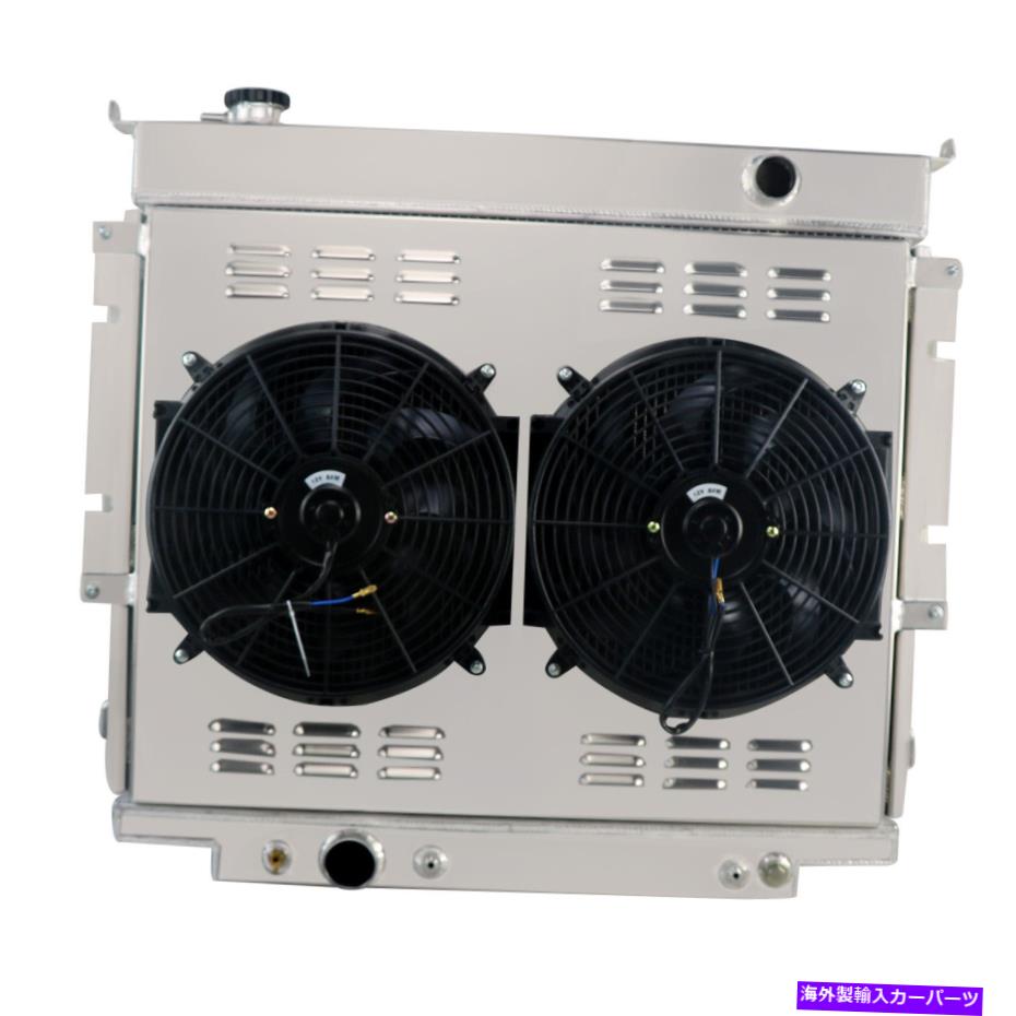 Radiator 4列83-96フォードピックアップF150 F250 F350の4列アルミニウムラジエーターファンシュラウド 4 Rows Aluminum Radiator Fan Shroud For 83-96 Ford Pickup F150 F250 F350【並行輸入品】｜Us Custom Parts Shop USDM