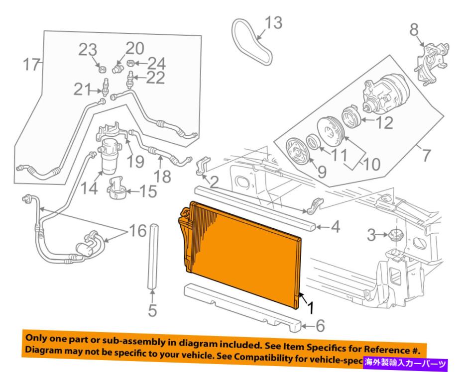 コンデンサー Buick GM OEM 97-05 Park Avenue Air Conditioner-Condenser 52484260 Buick GM OEM 97-05 Park Avenue Air Conditioner-Condenser 52484260【並行輸入品】