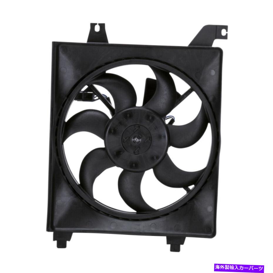 コンデンサー A/CコンデンサーファンアセンブリTYC 611080フィット06-11ヒュンダイアクセント A/C Condenser Fan Assembly TYC 611080 fits 06-11 Hyundai Accent【並行輸入品】