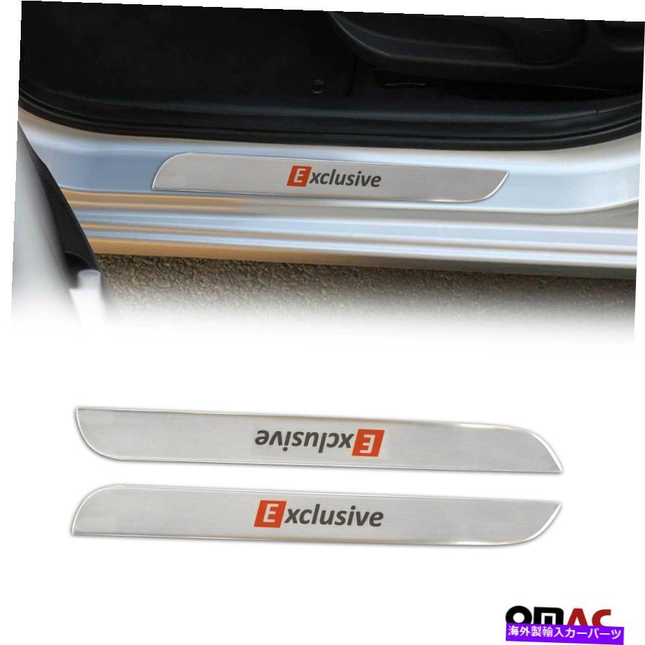 クロームカバー カードアシルスカッフモールディング排他的ガードカバーデジタル印刷された日産用 Car Door Sill Scuff Molding Exclusive Guard Cover Digital Printed For Nissan【並行輸入品】