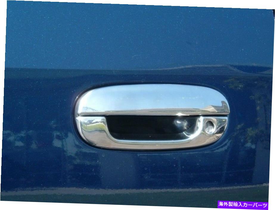 クロームカバー 2002-2009シボレートレイルブレイザーステンレススチールクロムドアハンドルカバー 2002-2009 Chevrolet Trailblazer Stainless Steel Chrome Door Handle Cover【並行輸入品】