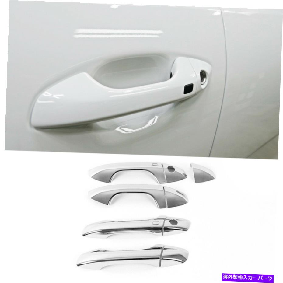 クロームカバー ドアハンドルキャッチクロムカバートリムモールディングK402 9PCS for Kia 2018 Stonic Door Handle Catch Chrome Cover Trim Molding K402 9Pcs for KIA 2018 Stonic【並行輸入品】