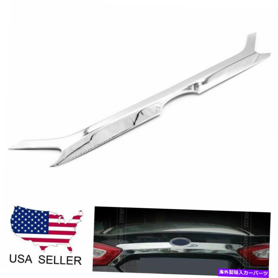 クロームカバー 2013 2014 2015 2016 Ford Fusion Chrome Lear Trunk Streamerロゴの蓋カバー For 2013 2014 2015 2016 Ford Fusion Chrome Rear Trunk Streamer Logo Lid Cover【並行輸入品】