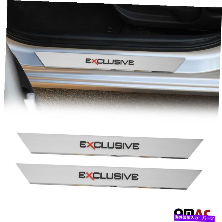 クロームカバー クロムドアシルスカフモールディングガードカバーデジタルプリントスバルインプレッサ Chrome Door Sill Scuff Molding Guard Cover Digital Printed For Subaru Impreza【並行輸入品】