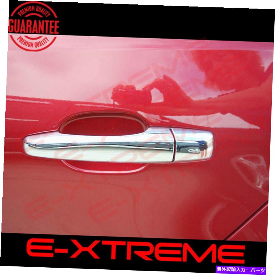 クロームカバー キャデラックSTS 05-07クロム4ドアハンドルカバー付き乗客の鍵穴 FOR CADILLAC STS 05-07 CHROME 4 DOORS HANDLES COVERS W/OUT PASSENGER KEYHOLE【並行輸入品】