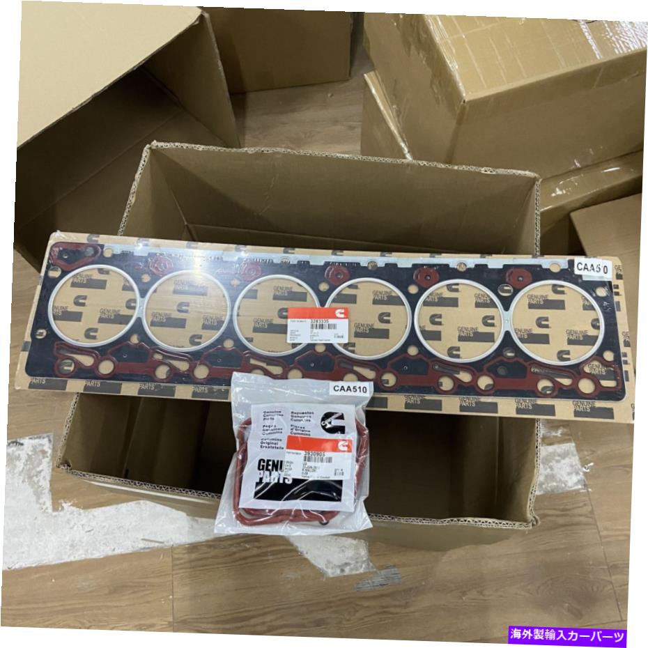 エンジンカバー カミンズ（1）標準シリンダーヘッドガスケット（6）バルブカバーガスケット（6）Oリング Cummins (1) Standard Cylinder Head Gasket (6) Valve Cover Gaskets (6) O-Rings【並行輸入品】