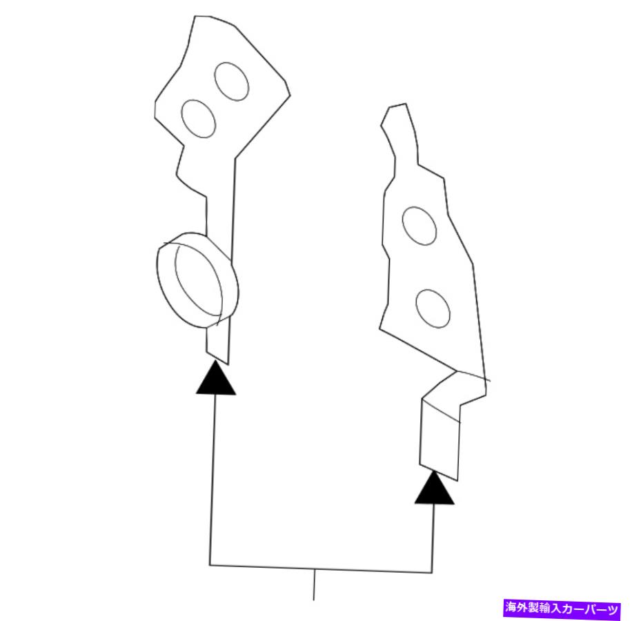 エンジンカバー 本物のフォードエンジンタイミングカバーガスケットYC3Z-6020-BA Genuine Ford Engine Timing Cover Gasket YC3Z-6020-BA【並行輸入品】