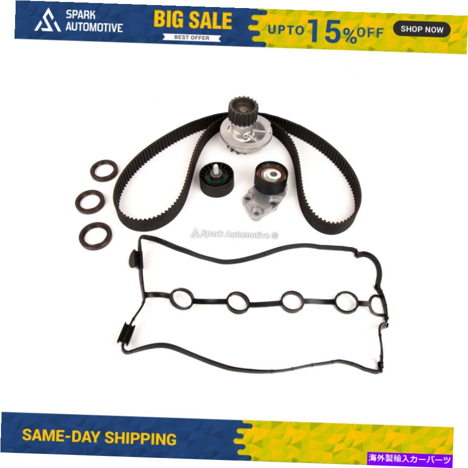 エンジンカバー タイミングベルトキットバルブカバーGMBウォーターポンプフィット04-08シボレーアベオ1.6L E-TEC II Timing Belt Kit Valve Cover GMB Water Pump Fit 04-08 Chevy Aveo 1.6L E-TEC II【並行輸入品】