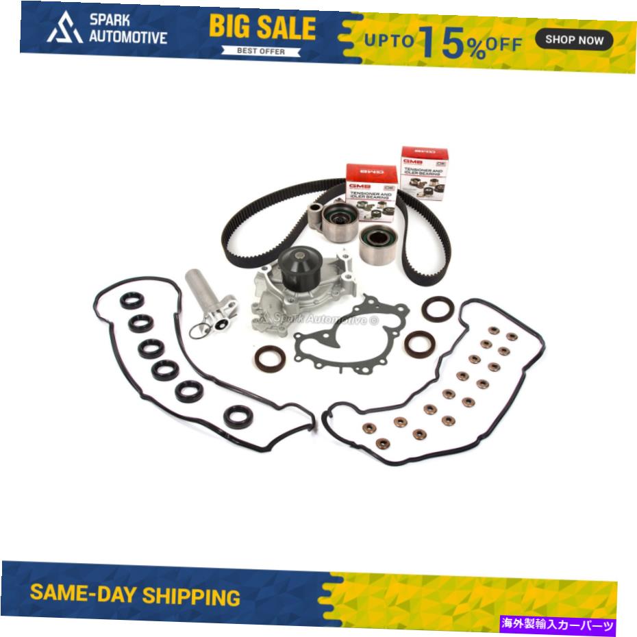エンジンカバー タイミングベルトキットウォーターポンプバルブカバーフィット95-04レクサストヨタカムリ1MZFE Timing Belt Kit Water Pump Valve Cover Fit 95-04 Lexus Toyota Camry 1MZFE【並行輸入品】