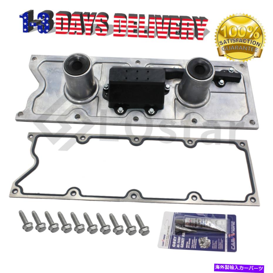 エンジンカバー LS1 LS6エンジンバレーカバー04-06キャデラックCTS用のガスケット付きPCVバルブに組み込まれています LS1 LS6 Engine Valley Cover Built in PCV Valve w/ Gasket For 04-06 Cadillac CTS【並行輸入品】