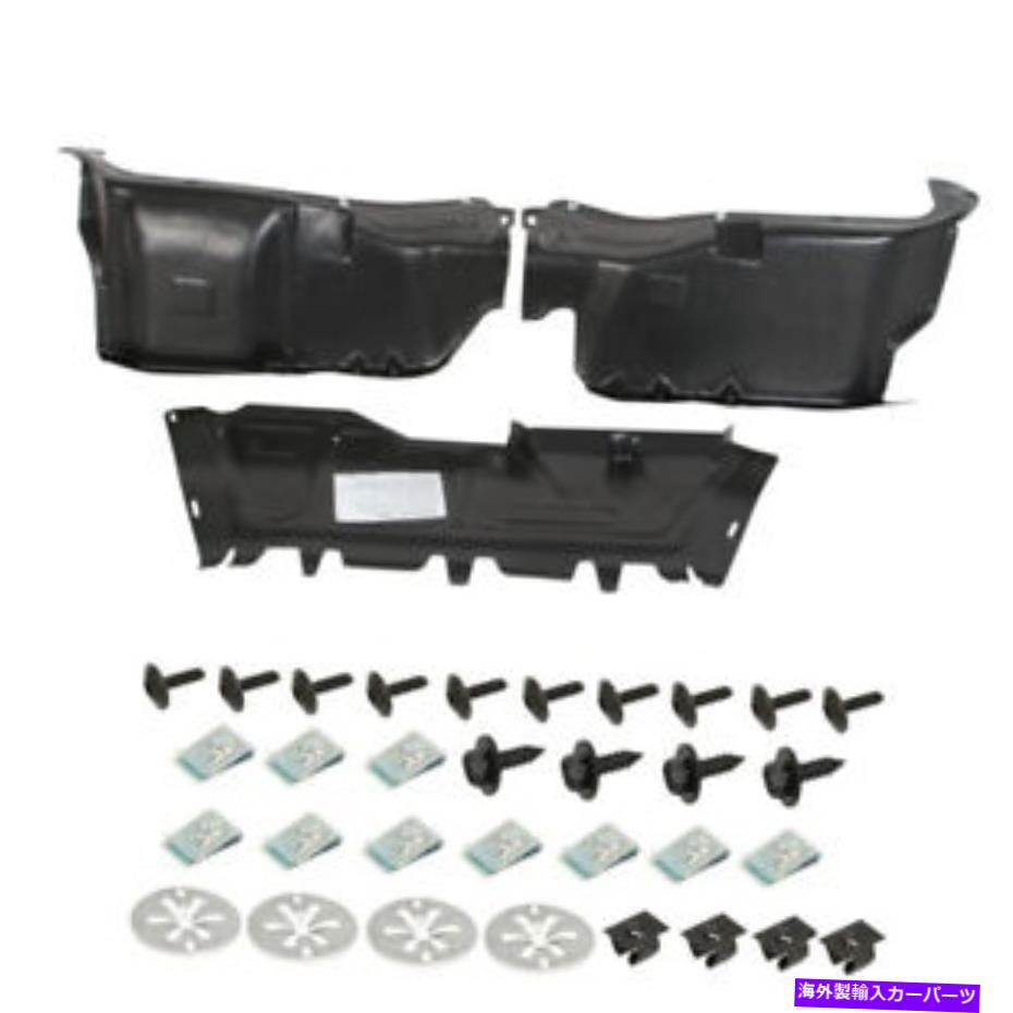 エンジンカバー カバーセットの下のエンジン +クリップVW新しいビートル（9C1、1C1）1999-2010 1J0825237AD ENGINE UNDER COVER SET + CLIPS VW NEW BEETLE (9C1, 1C1) 1999-2010 1J0825237AD【並行輸入品】