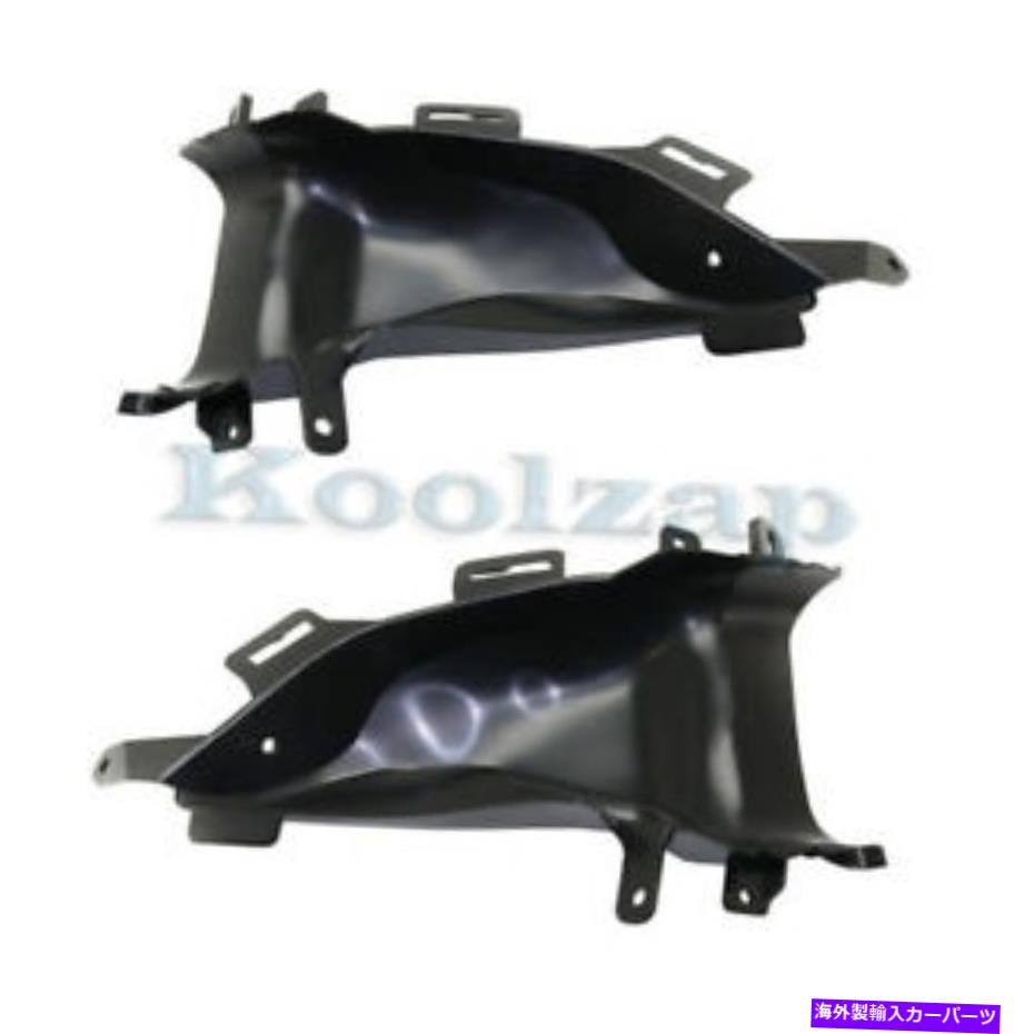 エンジンカバー 16 17 18 18カマロSSフロントバンパーカバーエアインテークダクトインサートベント？ペアセット For 16 17 18 Camaro SS Front Bumper Cover Air Intake Duct Insert Vent?PAIR SET【並行輸入品】