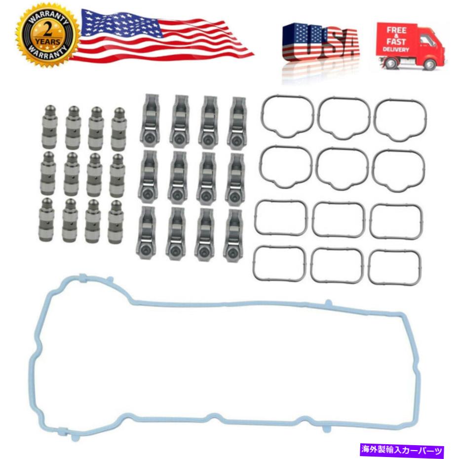 エンジンカバー フィット11-16クライスラーダッジジープラム1500 3.6Lリフターキット＆バルブカバーガスケット Fits 11-16 Chrysler Dodge Jeep Ram 1500 3.6L Lifters Kits & Valve Cover Gaskets【並行輸入品】
