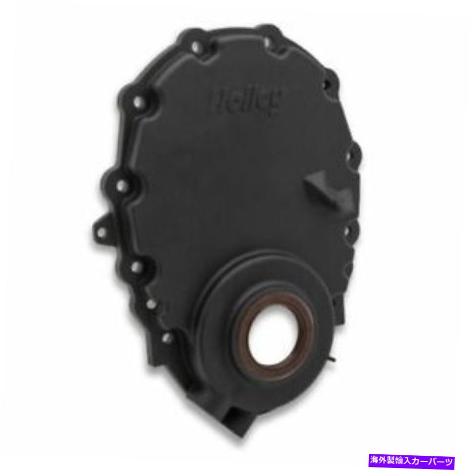 エンジンカバー Holley21-151タイミングチェーンカバータイミングインジケーターがカバーに成形された Holley 21-151 Timing Chain Cover Timing Indicator Molded Into Cover【並行輸入品】