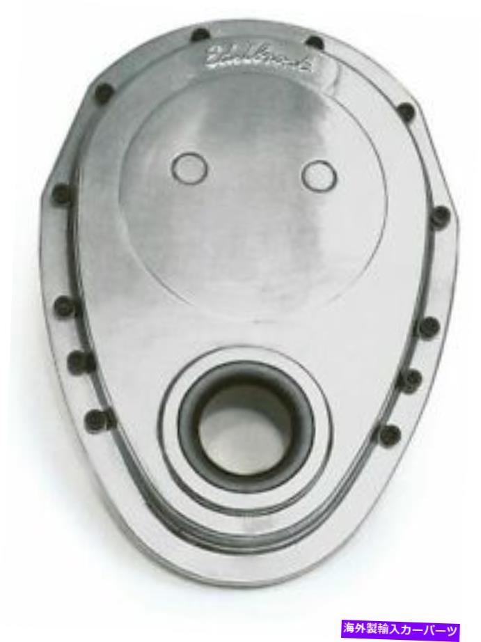 エンジンカバー Edelbrock SBCアルミニウムタイミングカバーP/N -4240 EDELBROCK SBC Aluminum Timing Cover P/N - 4240【並行輸入品】