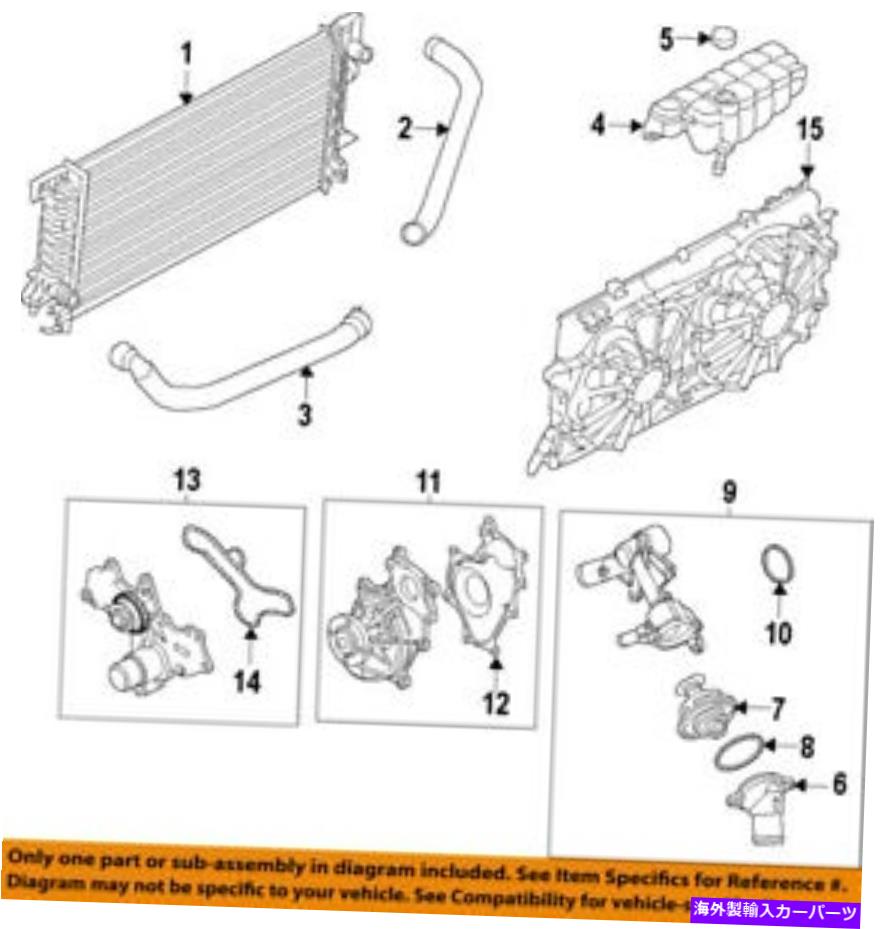 エンジンカバー Ford OEM 17-18 F-150 3.5L-V6ウォーターポンプカバーJL3Z8501B FORD OEM 17-18 F-150 3.5L-V6 Water Pump-Cover JL3Z8501B【並行輸入品】