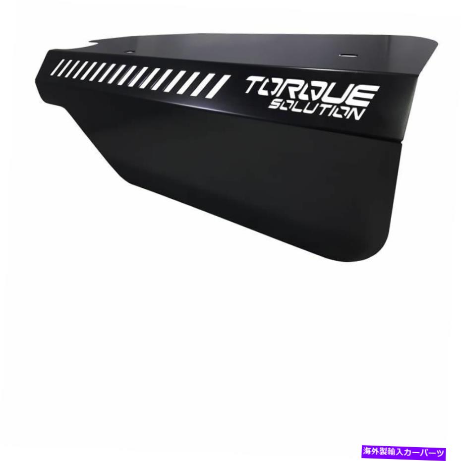 エンジンカバー 2014-2016 Subaru WRX/Forester XTトルクソリューションエンジンプーリーカバーブラック Fits 2014-2016 Subaru WRX/Forester XT Torque Solution Engine Pulley Cover Black【並行輸入品】