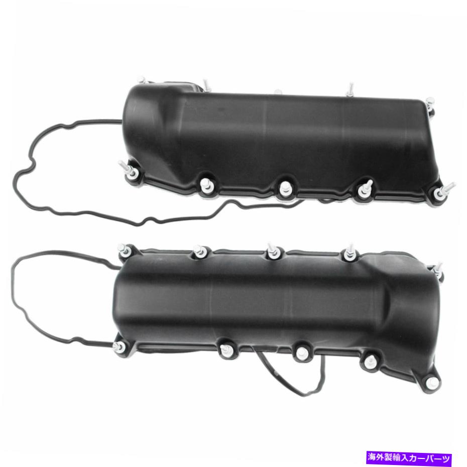 エンジンカバー 2x LH＆RHエンジンバルブカバーダッジダコタ用ガスケット04-10デュランゴRAM 1500 2x LH & RH Engine Valve Cover w/ Gasket for Dodge Dakota 04-10 Durango Ram 1500【並行輸入品】