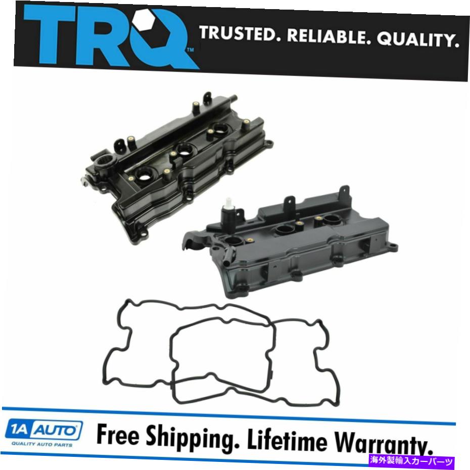 エンジンカバー Altima Maxima Murano I35 3.5LのTRQプラスチックバルブカバーペアセット TRQ Plastic Valve Cover Pair Set for Altima Maxima Murano I35 3.5L NEW【並行輸入品】