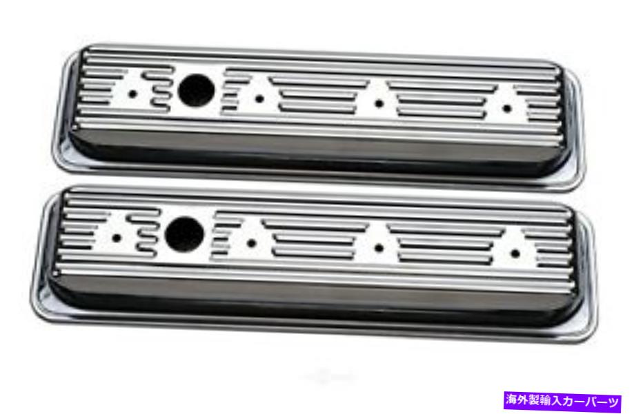 エンジンカバー エンジンバルブカバーセットEdelbrock 4446 Engine Valve Cover Set Edelbrock 4446【並行輸入品】