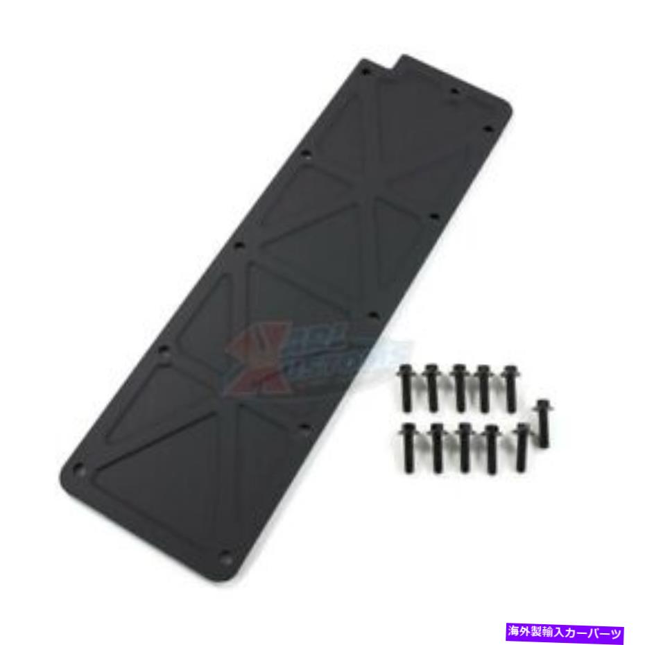 エンジンカバー LS2/L99/LS3 TRUSSEDスタイルブラックビレットアルミニウムエンジンバレーカバーDODなし LS2/L99/LS3 Trussed Style Black Billet Aluminum Engine Valley Cover Without DOD【並行輸入品】