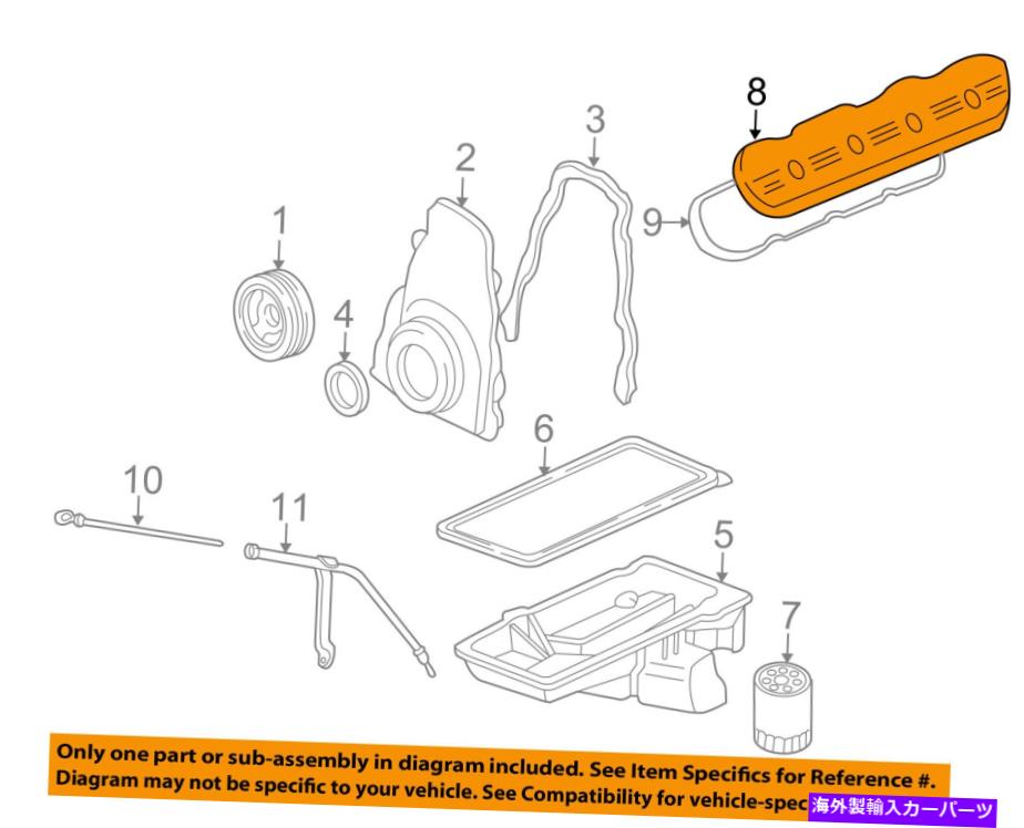 エンジンカバー GM OEMエンジンバルブカバー12582224 GM OEM-Engine Valve Cover 12582224【並行輸入品】