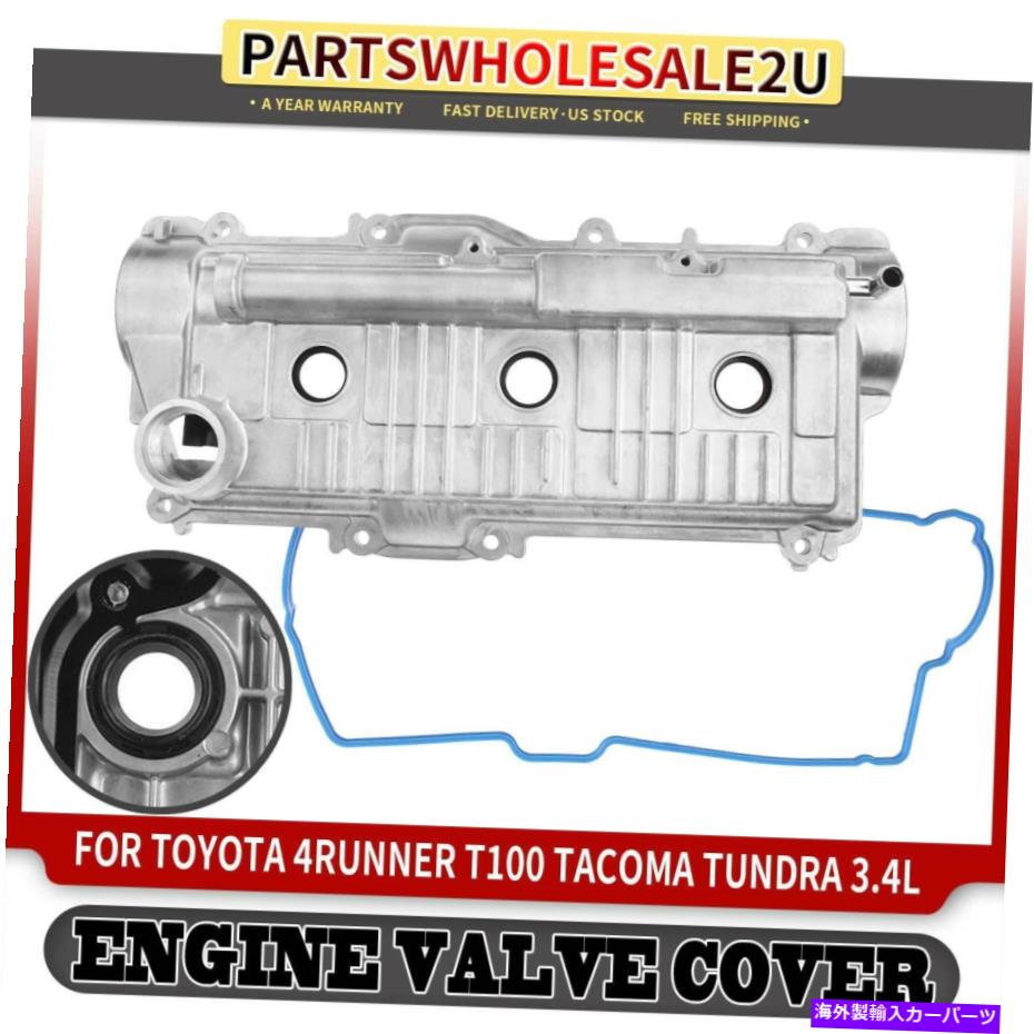 エンジンカバー トヨタ4runnerの左エンジンバルブカバー1996-2002タコマ95-04ツンドラ00-04 Left Engine Valve Cover for Toyota 4Runner 1996-2002 Tacoma 95-04 Tundra 00-04【並行輸入品】