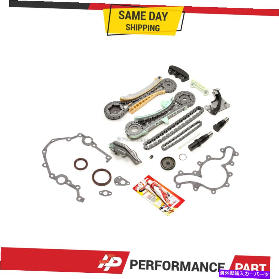 エンジンカバー タイミングチェーンキットタイミングカバーガスケット97-11フォード4.0 SOHC用オイルシール Timing Chain Kit Timing Cover Gaskets Oil seal for 97-11 Ford 4.0 SOHC【並行輸入品】
