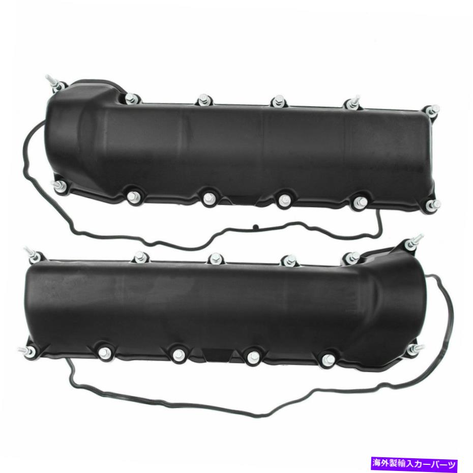 エンジンカバー 2x LH＆RHエンジンバルブは、ダッジダコタラム1500クライスラージープ用のガスケット付きカバー 2x LH & RH Engine Valve Covers w/Gasket for Dodge Dakota Ram 1500 Chrysler Jeep【並行輸入品】