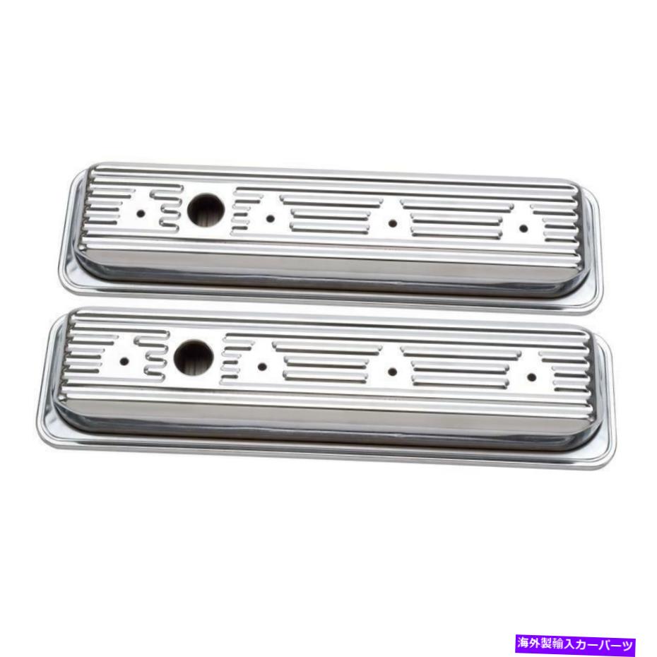 エンジンカバー Edelbrock 4446エンジンバルブカバーセット Edelbrock 4446 Engine Valve Cover Set【並行輸入品】