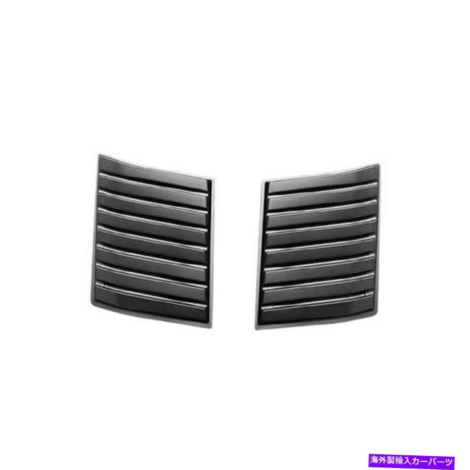エンジンカバー フォードレンジャー2015-21プライマーブラックエンジンインレットエアインテークフードベントカバー2PC For Ford Ranger 2015-21 Primer Black Engine Inlet Air Intake Hood Vent Cover 2PC【並行輸入品】