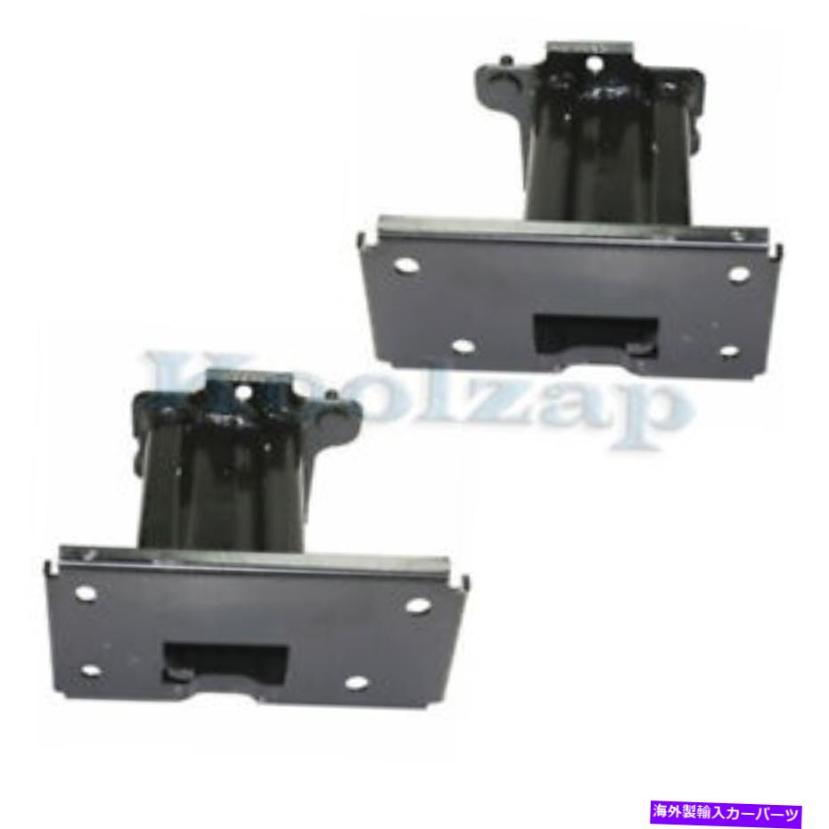 エンジンカバー 14-19の不正なフロントバンパーカバーマウントブレース補強ブラケットセットペア For 14-19 Rogue Front Bumper Cover Mount Brace Reinforcement Bracket SET PAIR【並行輸入品】