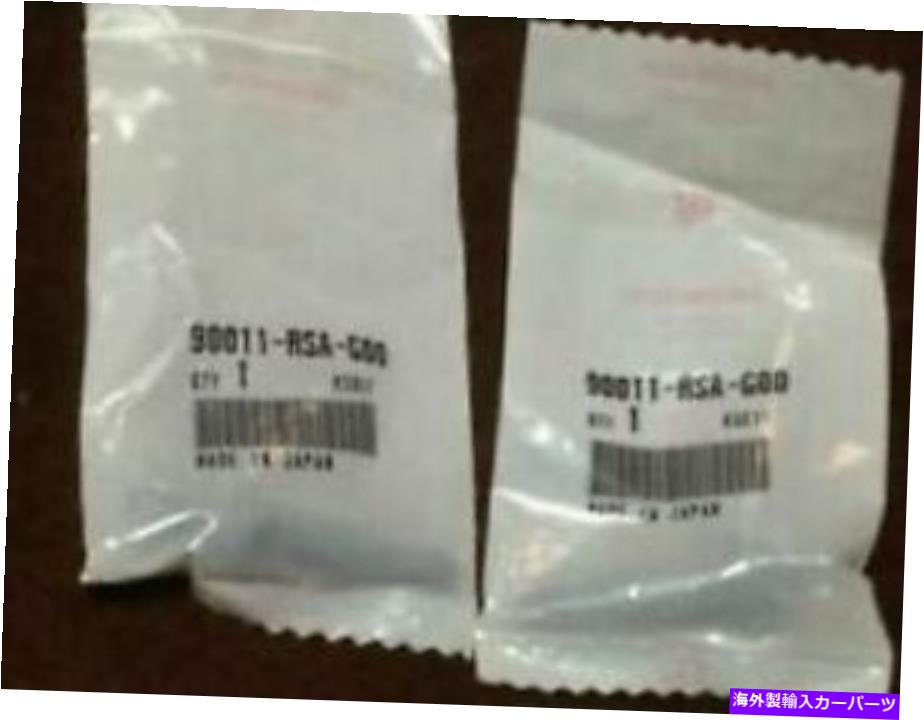 エンジンカバー 本物のエンジンカバーセット32120-RSA-010 90011-RSA-G00 X2 F/Sシビックストリーム Genuine Engine Cover Set 32120-RSA-010 90011-RSA-G00 x2 F/S CIVIC STREAM【並行輸入品】