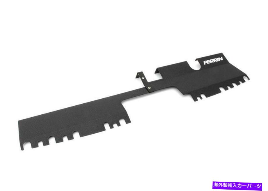 エンジンカバー 2015-2018 WRX / STIのペリンパフォーマンスラジエーターシュラウドカバー - ブラック Perrin Performance Radiator Shroud Cover for 2015-2018 WRX / STi - BLACK【並行輸入品】