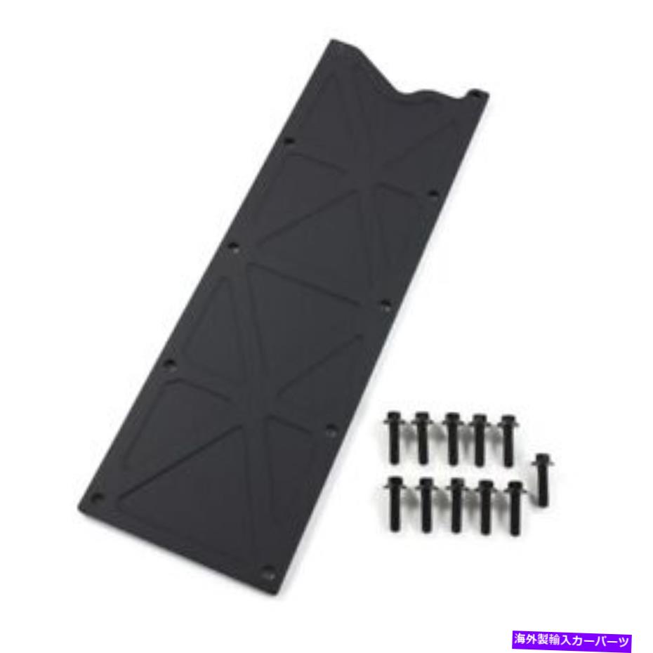 エンジンカバー TSP 81043BK LS1/LS6 TRUSSEDアルミニウムエンジンバレーカバー、ブラック TSP 81043BK LS1/LS6 Trussed Aluminum Engine Valley Cover, Black【並行輸入品】