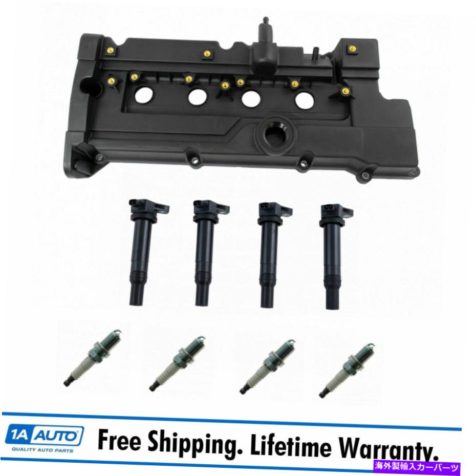 エンジンカバー ガスケットイグニッションコイルとプラグのあるエンジンバルブカバー9ピースキットヒュンダイ Engine Valve Cover W/ Gasket Ignition Coils & Plugs 9 Piece Kit for Hyundai【並行輸入品】
