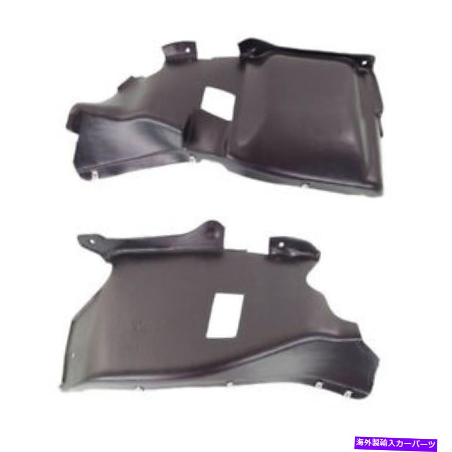 エンジンカバー 03 04 05カブトールコンバーチブルエンジンスプラッシュシールドカバーLH+RHセットペア For 03 04 05 Beetle Convertible Engine Splash Shield Under Cover LH+RH SET PAIR【並行輸入品】