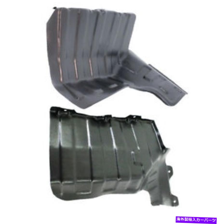 エンジンカバー カバーガードの下のエンジンスプラッシュシールド10-11ソウル左右側セットペア Engine Splash Shield Under Cover Guard Fits 10-11 Soul Left Right Side SET PAIR【並行輸入品】