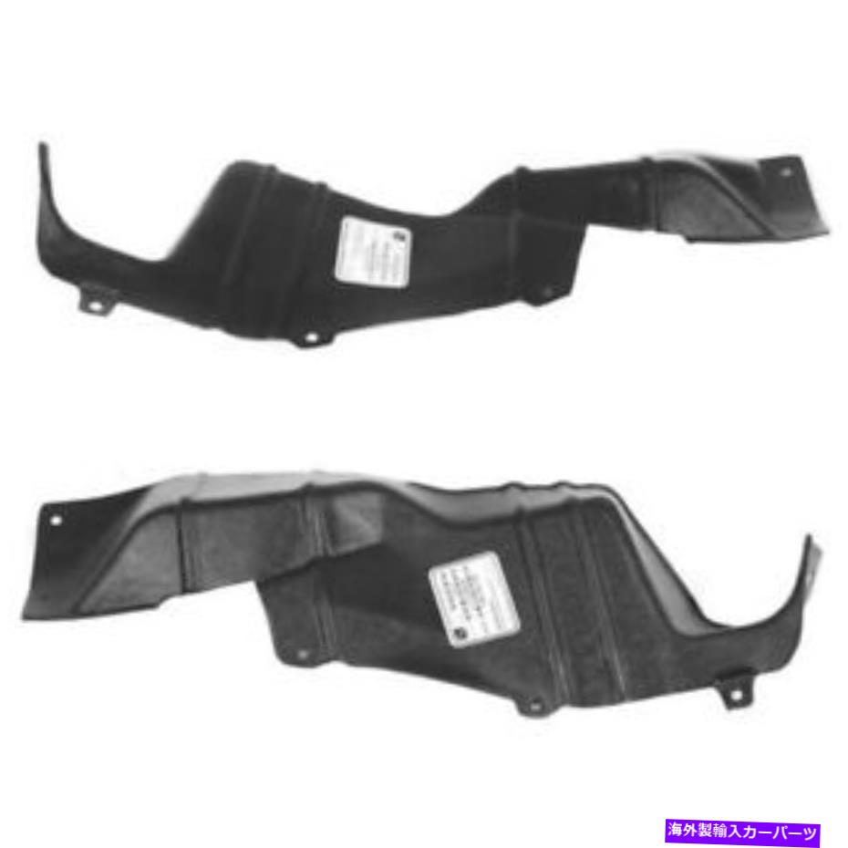 エンジンカバー 95-01メトロ自動トランスエンジンスプラッシュシールドカバーLH+RHセットペア For 95-01 Metro Automatic Trans Engine Splash Shield Under Cover LH+RH SET PAIR【並行輸入品】