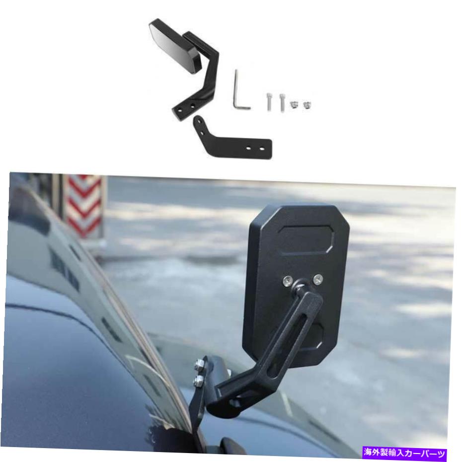 エンジンカバー Black Fe Engine Hood BuckleバックルリアビューミラージープラングラーJK 2007-2017のカバー Black Fe Engine Hood Buckle Rearview Mirror Cover For Jeep Wrangler JK 2007-2017【並行輸入品】
