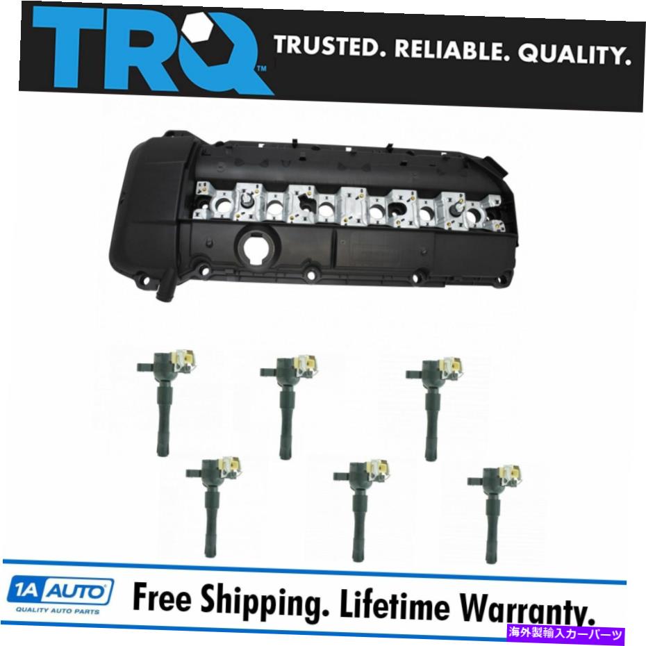 エンジンカバー ガスケットとイグニッションコイル付きのTRQエンジンバルブカバーBMW用7ピースキット TRQ Engine Valve Cover With Gasket & Ignition Coils 7 Piece Kit for BMW【並行輸入品】