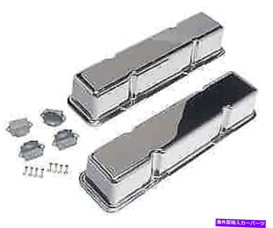 エンジンカバー トランスダップ6032トランスダップキャストアルミバルブカバー1958-86スモールブロックシボレー Trans Dapt 6032 Trans Dapt Cast Aluminum Valve Covers 1958-86 Small Block Chevy【並行輸入品】