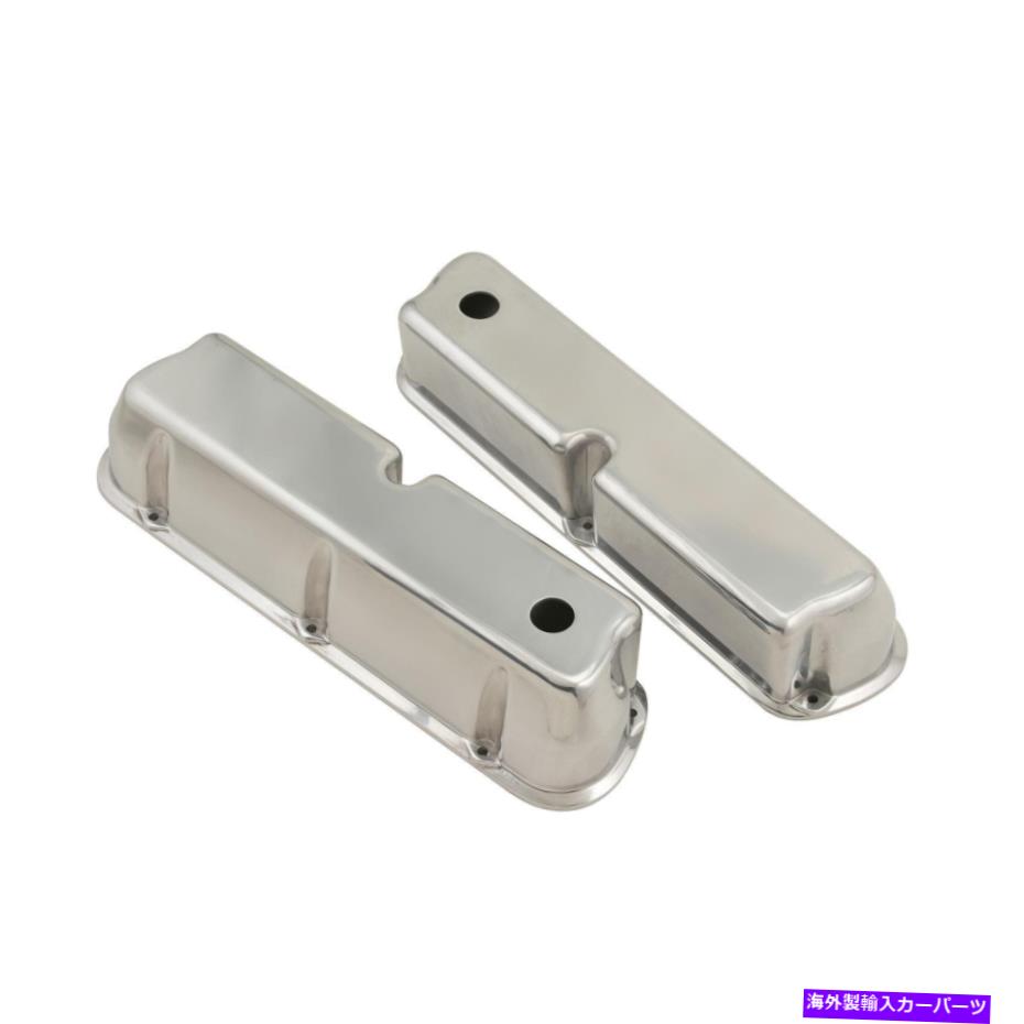 エンジンカバー MRガスケット6840Gポリッシュされたアルミニウムの背の高いバルブカバー、SBF Mr Gasket 6840G Polished Aluminum Tall-Style Valve Covers, SBF【並行輸入品】