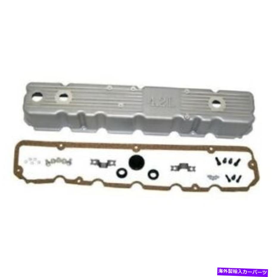 エンジンカバー RTオフロードRT35004アルミバルブカバーキット1981-1986用洗練されたジープCJ7 CJ5 RT Off-Road RT35004 Aluminum Valve Cover Kit Polished For 1981-1986 Jeep CJ7 CJ5【並行輸入品】