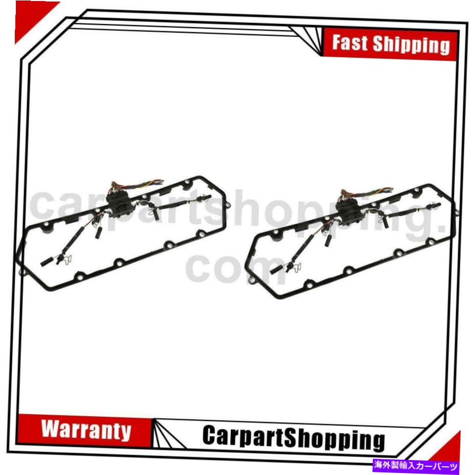 エンジンカバー 2つのTechSmartエンジンバルブカバーガスケットフォードE-350クラブワゴン 2 TechSmart Engine Valve Cover Gasket For Ford E-350 Club Wagon【並行輸入品】